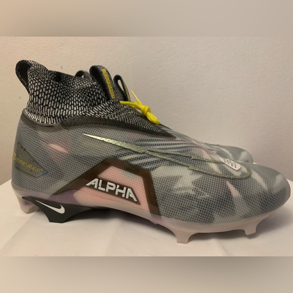 Nike Alpha Menace Elite 3 RW Wolf Grey Football Shoes CV0578-001 Mens Size 13